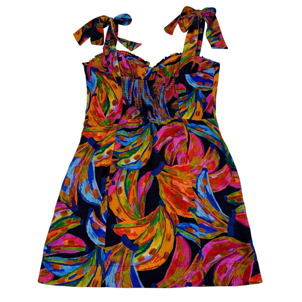 FARM Rio Multicolor Tropical Print Mini Dress - Picture 6 of 13